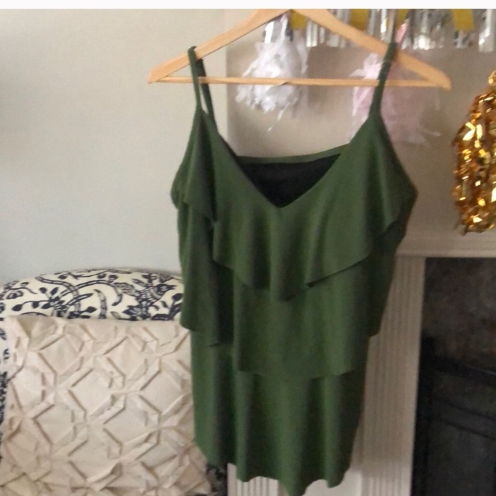 Aqua green swim top